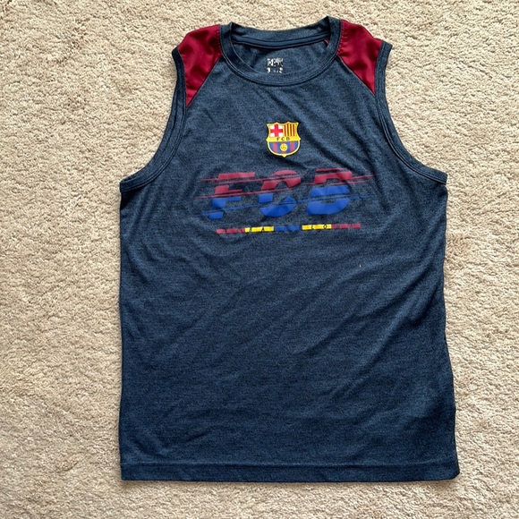 fc barcelona sleeveless